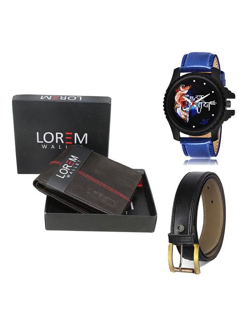 belt, wallet & watch gift combo - 19375493 - Very Small Image - 1