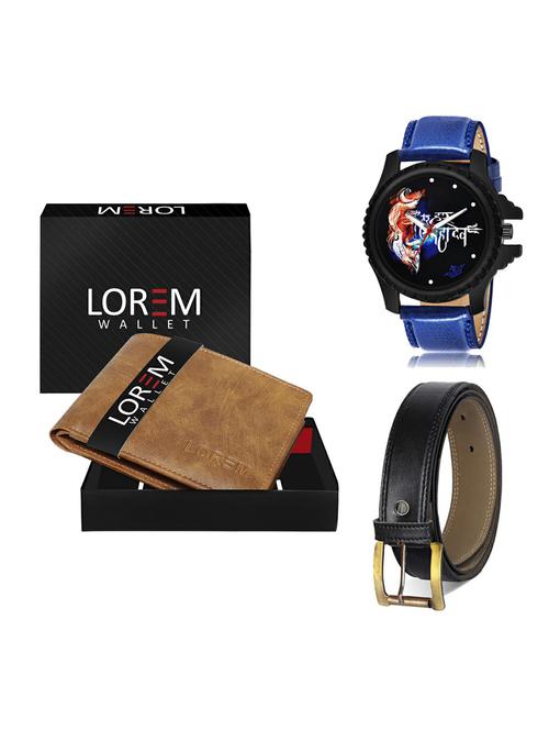 belt, wallet & watch gift combo - 19375499 - Very Small Image - 1