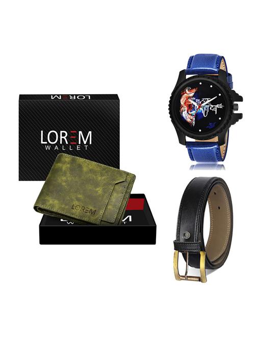 belt, wallet & watch gift combo - 19375502 - Very Small Image - 1