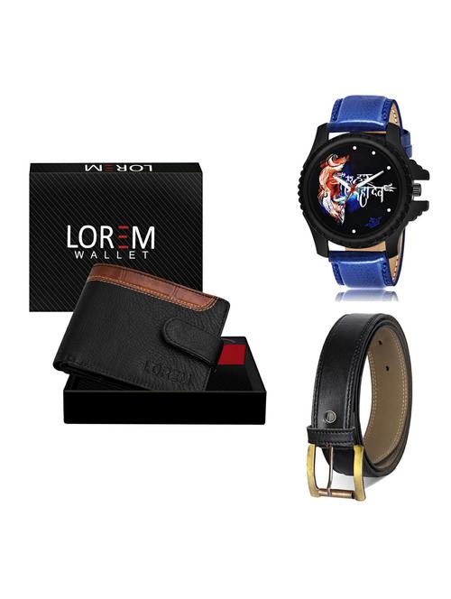 belt, wallet & watch gift combo - 19375531 - Very Small Image - 1