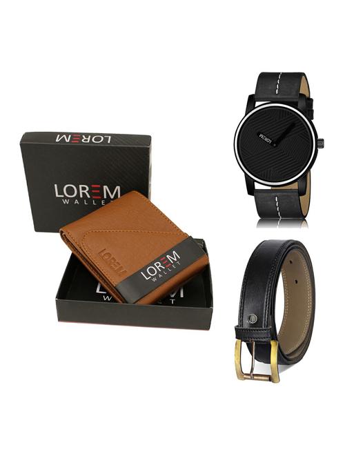 belt, wallet & watch gift combo - 19375533 - Very Small Image - 1