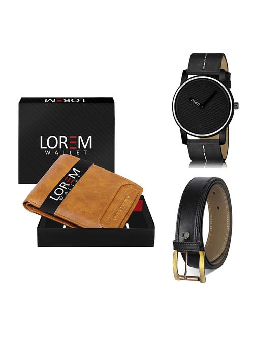 belt, wallet & watch gift combo - 19375537 - Very Small Image - 1