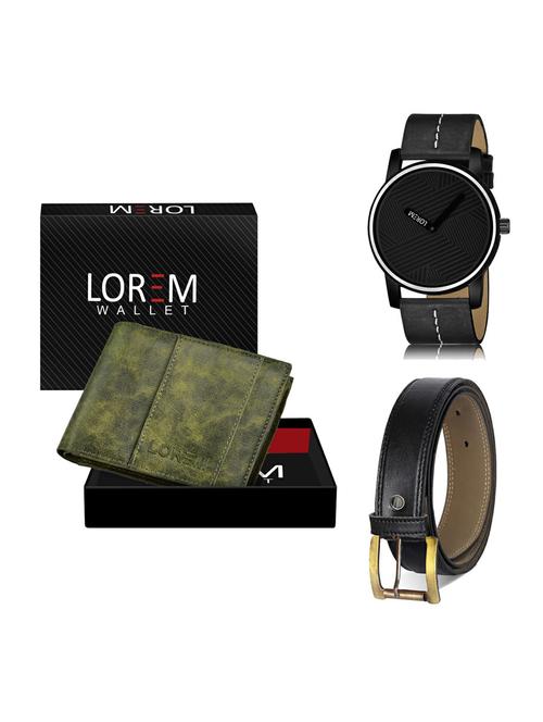 belt, wallet & watch gift combo - 19375549 - Very Small Image - 1