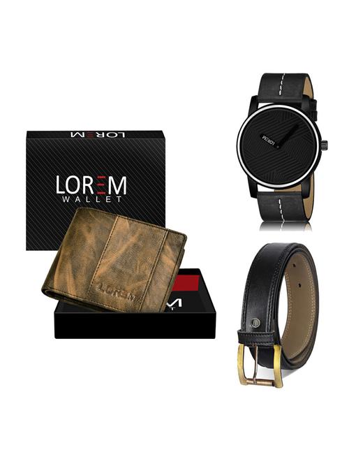 belt, wallet & watch gift combo - 19375551 - Very Small Image - 1