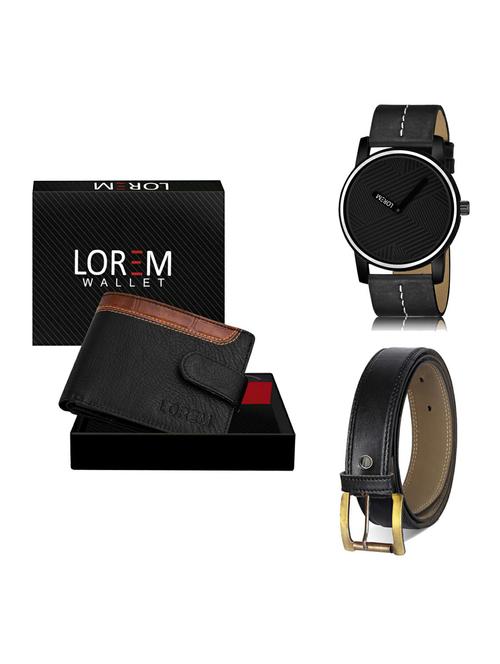 belt, wallet & watch gift combo - 19375576 - Very Small Image - 1