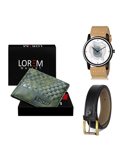 belt, wallet & watch gift combo - 19375614 - Very Small Image - 1