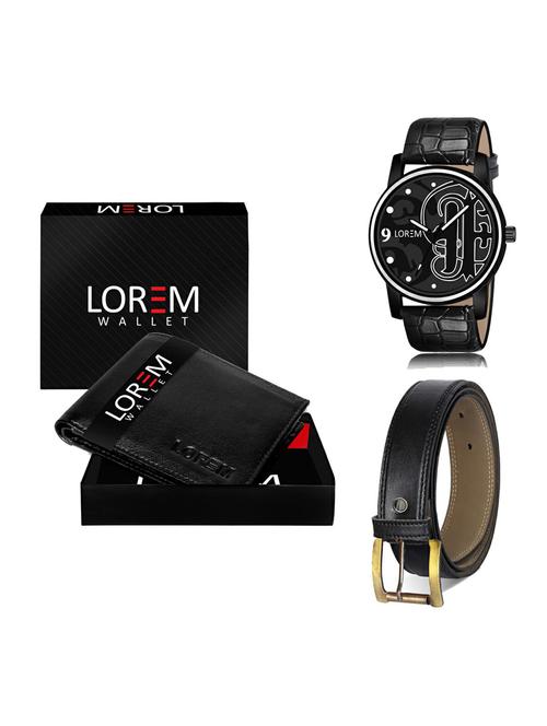 belt, wallet & watch gift combo - 19375681 - Very Small Image - 1