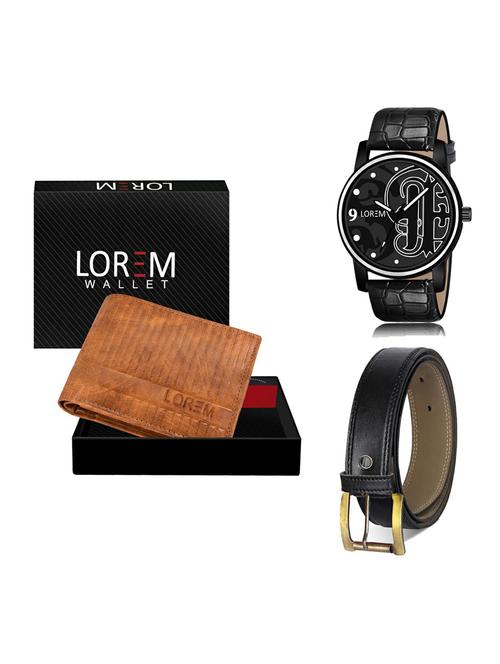 belt, wallet & watch gift combo - 19375695 - Very Small Image - 1