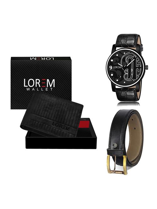 belt, wallet & watch gift combo - 19375697 - Very Small Image - 1