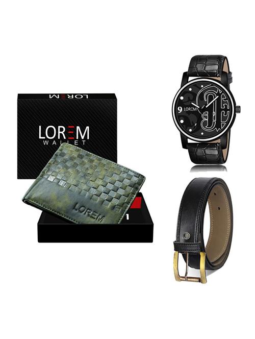 belt, wallet & watch gift combo - 19375704 - Very Small Image - 1