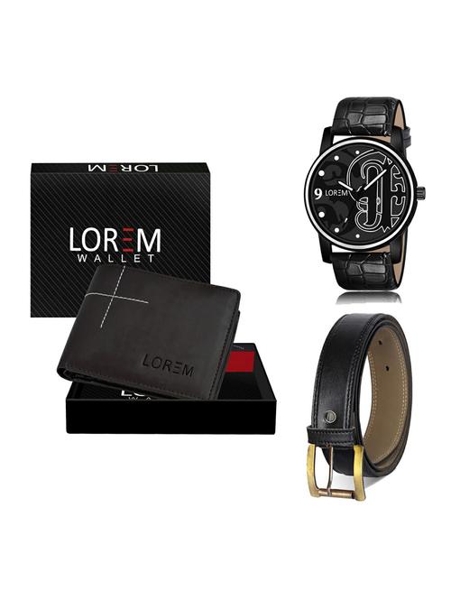 belt, wallet & watch gift combo - 19375707 - Very Small Image - 1
