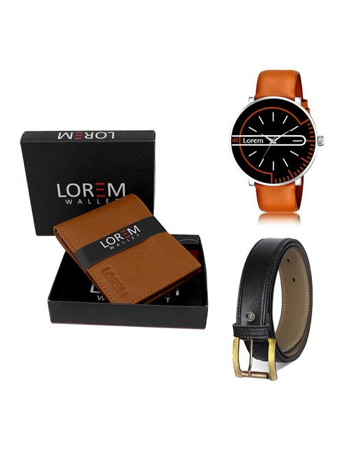 belt, wallet & watch gift combo - 19375714 - Very Small Image - 1