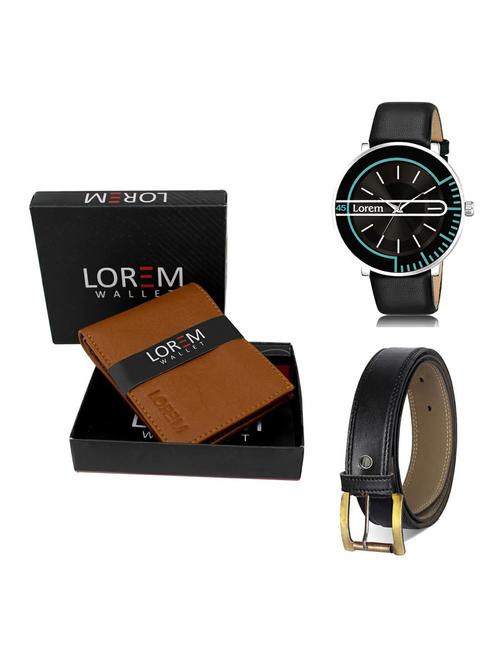 belt, wallet & watch gift combo - 19375759 - Very Small Image - 1
