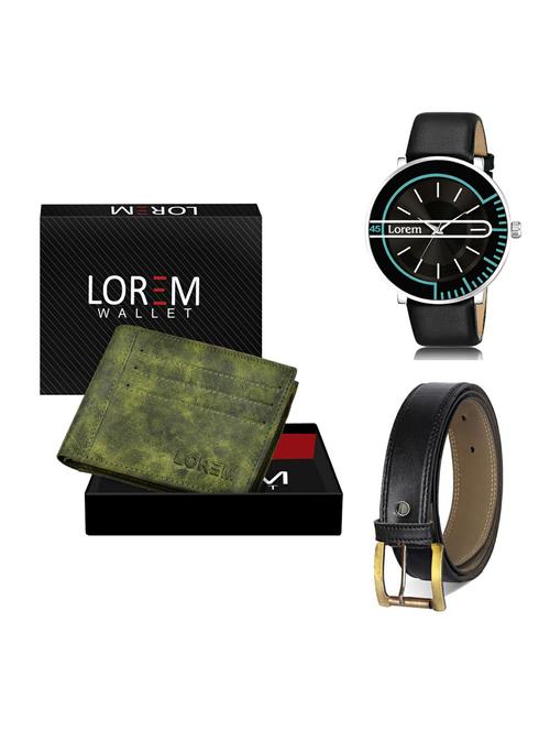 belt, wallet & watch gift combo - 19375773 - Very Small Image - 1