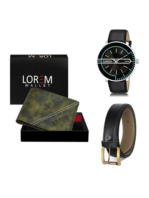 belt, wallet & watch gift combo - 19375790 - Very Small Image - 1