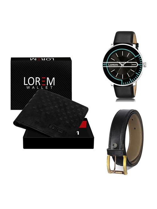 belt, wallet & watch gift combo - 19375795 - Very Small Image - 1