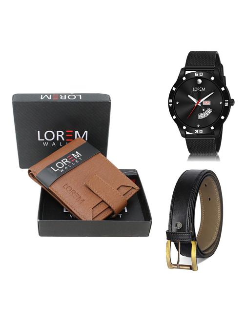 belt, wallet & watch gift combo - 19375811 - Very Small Image - 1
