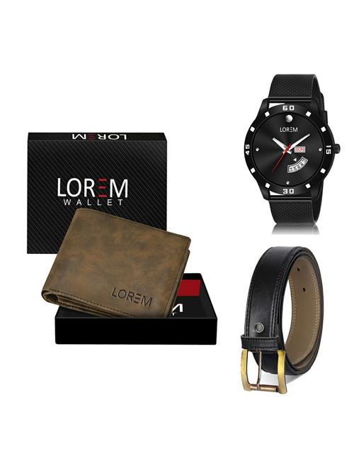 belt, wallet & watch gift combo - 19375826 - Very Small Image - 1
