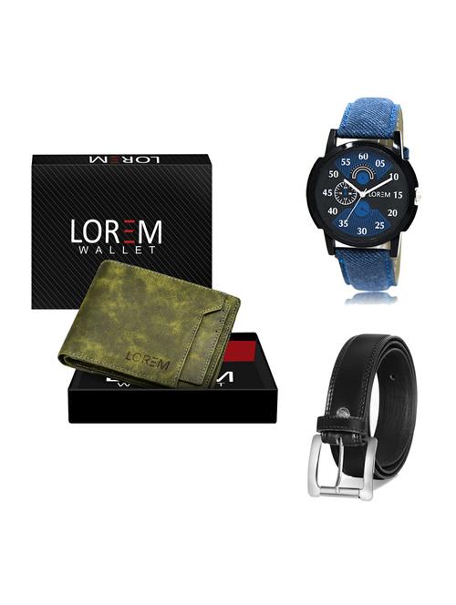 belt, wallet & watch gift combo - 19375952 - Very Small Image - 1