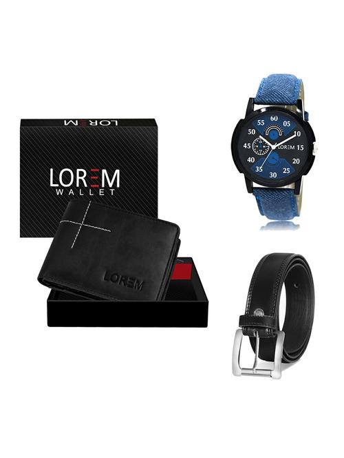 belt, wallet & watch gift combo - 19375976 - Very Small Image - 1