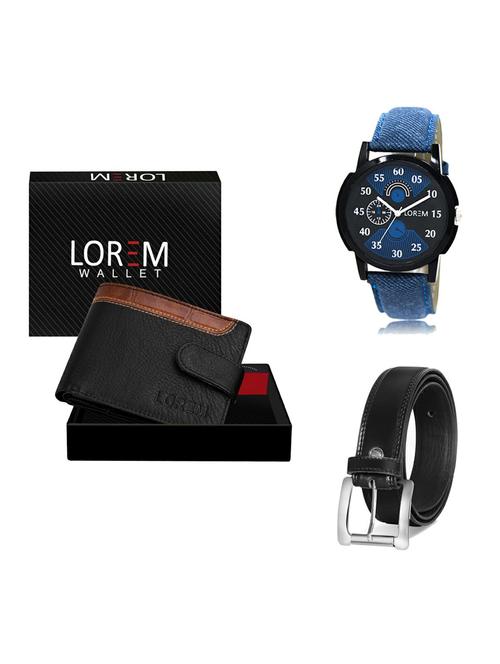 belt, wallet & watch gift combo - 19375981 - Very Small Image - 1