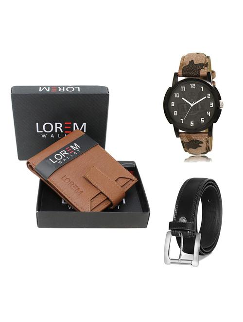 belt, wallet & watch gift combo - 19375991 - Very Small Image - 1