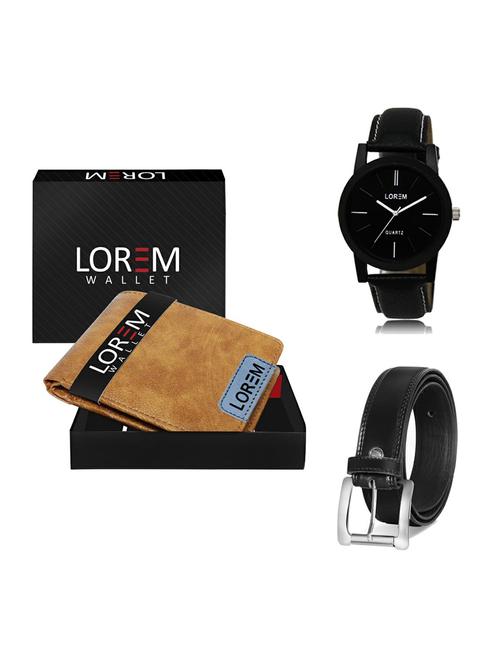 belt, wallet & watch gift combo - 19376082 - Very Small Image - 1