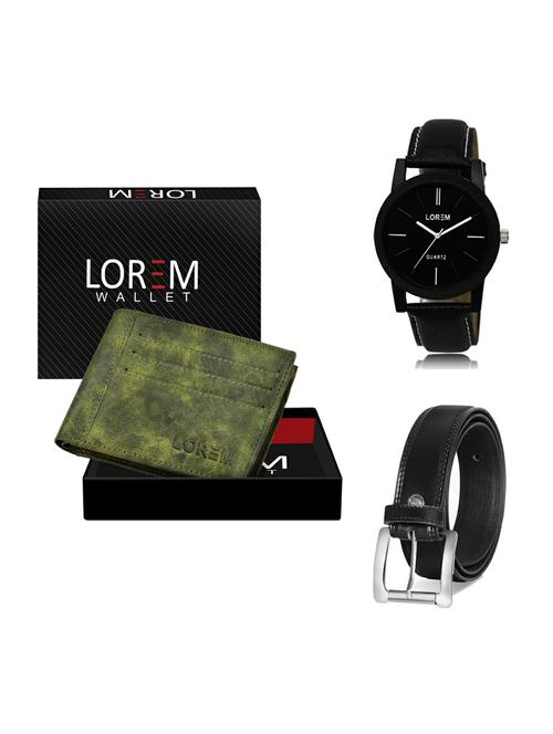 belt, wallet & watch gift combo - 19376088 - Very Small Image - 1