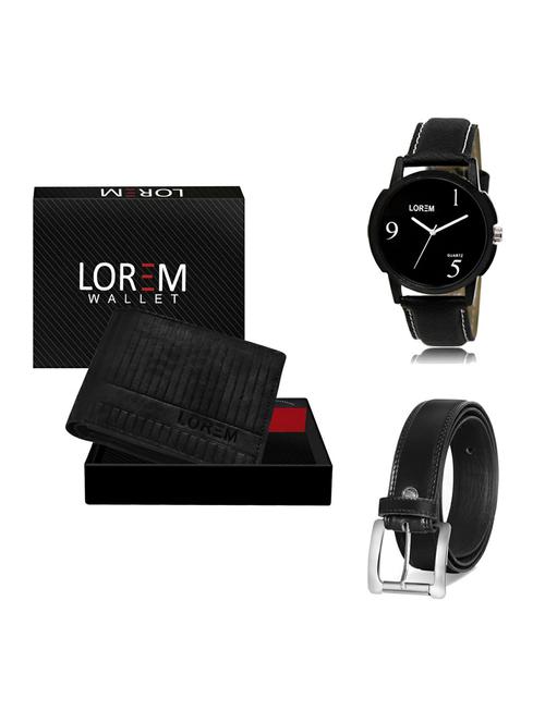 belt, wallet & watch gift combo - 19376147 - Very Small Image - 1