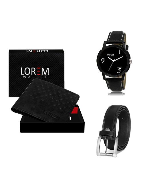 belt, wallet & watch gift combo - 19376155 - Very Small Image - 1