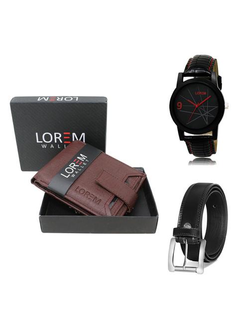 belt, wallet & watch gift combo - 19376215 - Very Small Image - 1