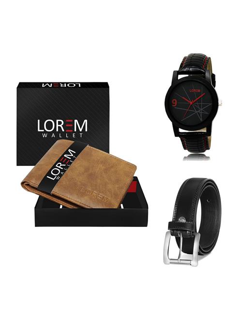 belt, wallet & watch gift combo - 19376219 - Very Small Image - 1