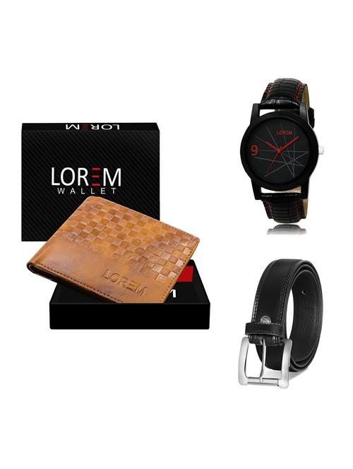 belt, wallet & watch gift combo - 19376243 - Very Small Image - 1