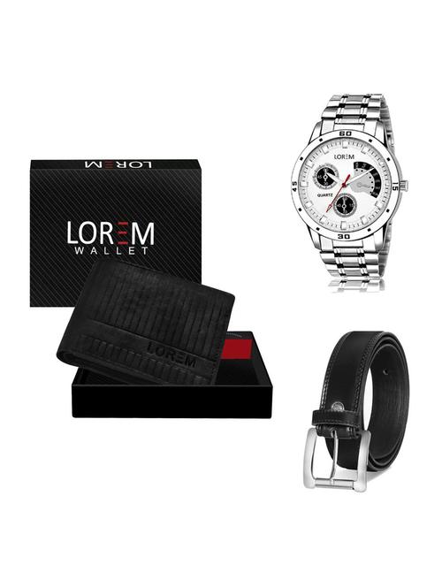 belt, wallet & watch gift combo - 19376327 - Very Small Image - 1