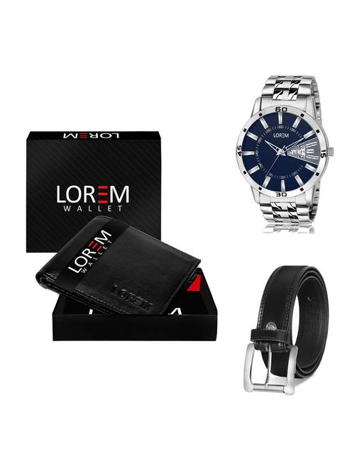 belt, wallet & watch gift combo - 19376356 - Very Small Image - 1