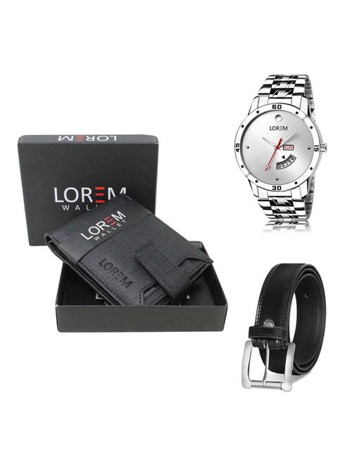 belt, wallet & watch gift combo - 19376394 - Very Small Image - 1