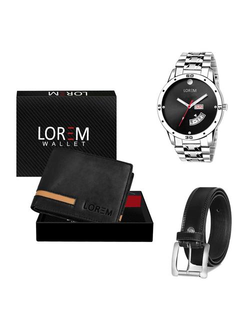 belt, wallet & watch gift combo - 19376473 - Very Small Image - 1