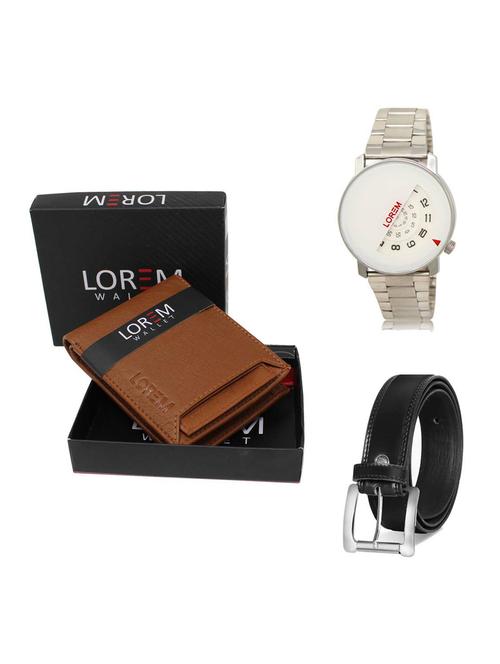 belt, wallet & watch gift combo - 19376525 - Very Small Image - 1