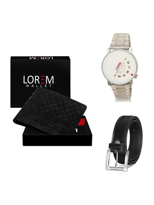 belt, wallet & watch gift combo - 19376560 - Very Small Image - 1