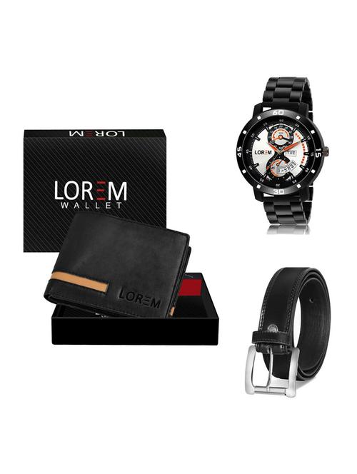 belt, wallet & watch gift combo - 19376608 - Very Small Image - 1