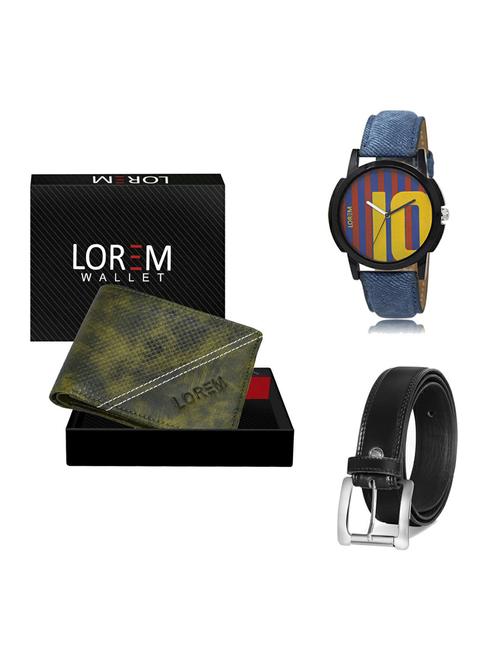 belt, wallet & watch gift combo - 19376645 - Very Small Image - 1
