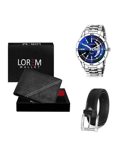 belt, wallet & watch gift combo - 19376691 - Very Small Image - 1
