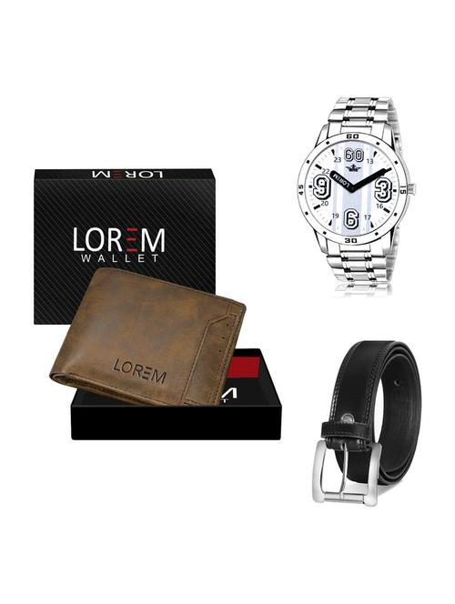 belt, wallet & watch gift combo - 19376725 - Very Small Image - 1