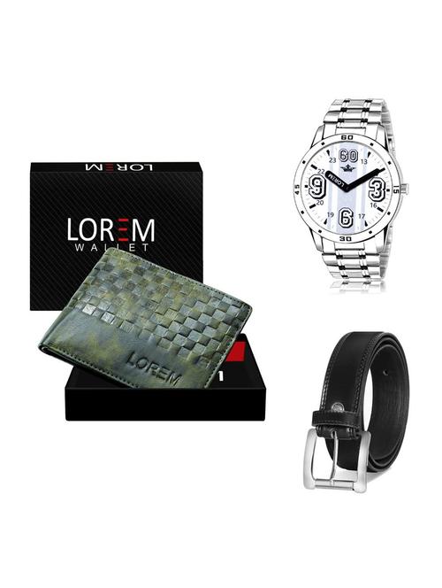 belt, wallet & watch gift combo - 19376739 - Very Small Image - 1