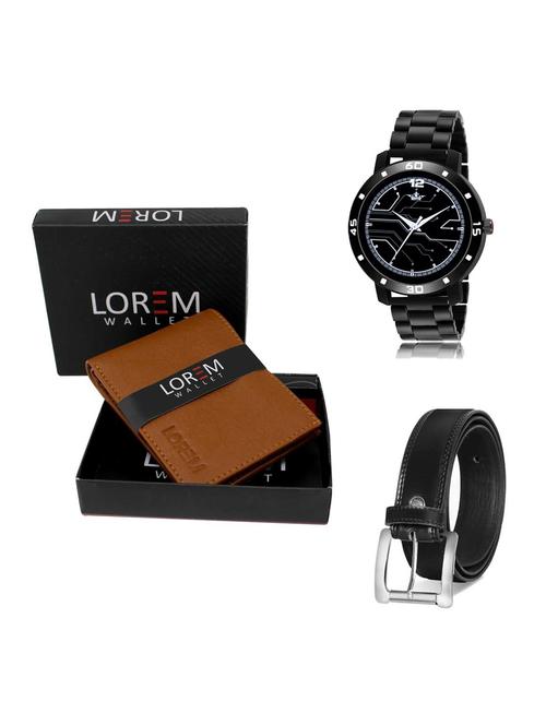 belt, wallet & watch gift combo - 19376794 - Very Small Image - 1