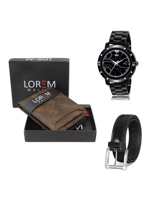belt, wallet & watch gift combo - 19376796 - Very Small Image - 1