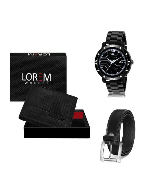 belt, wallet & watch gift combo - 19376822 - Very Small Image - 1