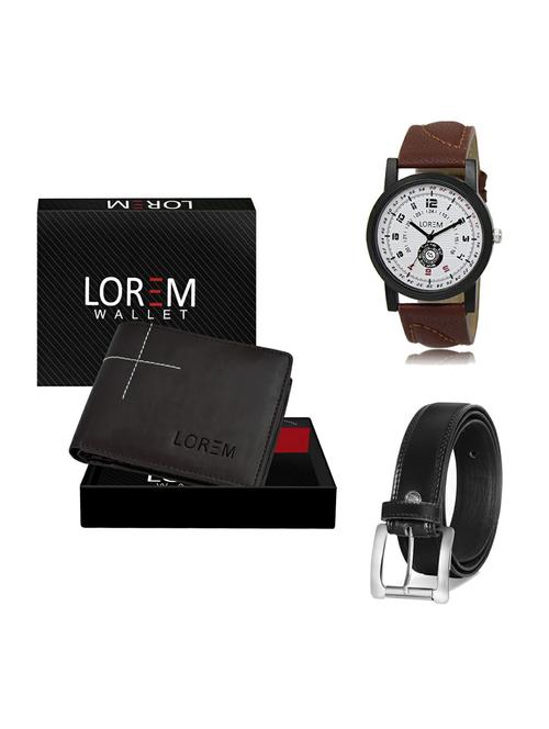belt, wallet & watch gift combo - 19376877 - Very Small Image - 1