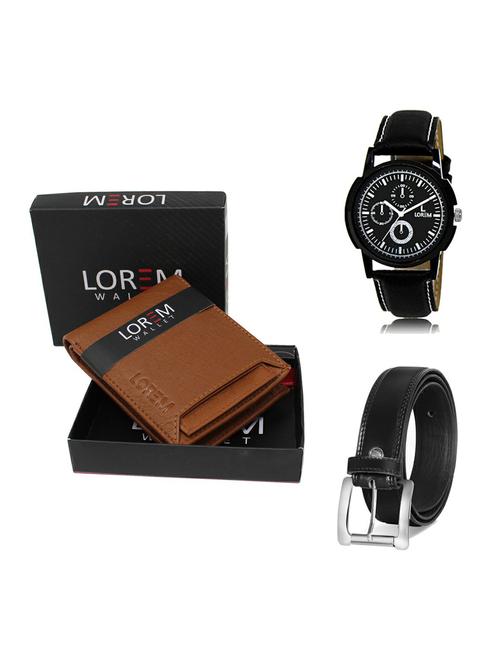 belt, wallet & watch gift combo - 19376885 - Very Small Image - 1