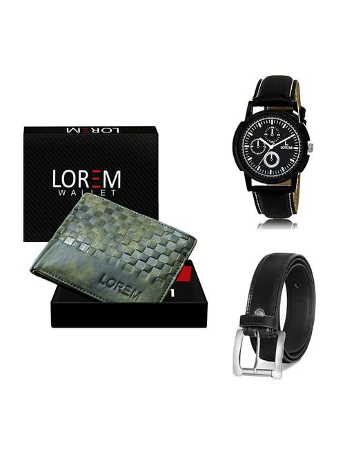 belt, wallet & watch gift combo - 19376919 - Very Small Image - 1